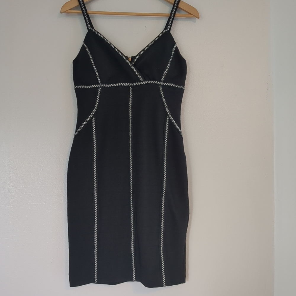 Guess Los Angeles Bodycon Dress Size 6 Lined Padded Kardashian Sexy Like New